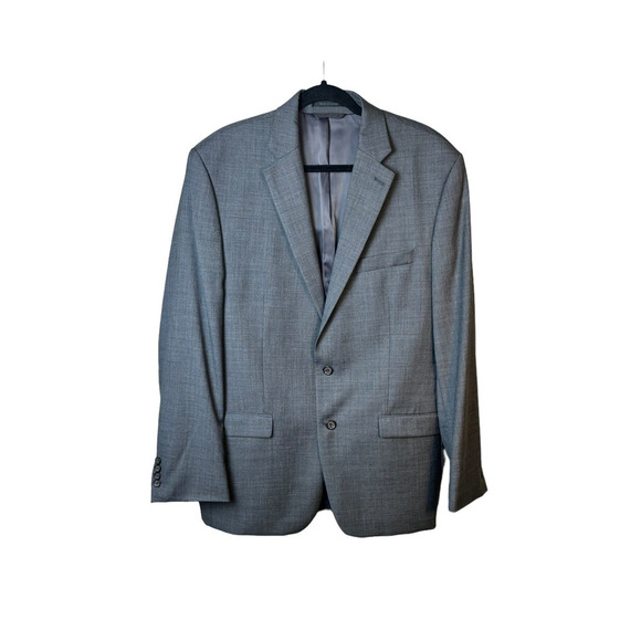 Lauren by Ralph Lauren Other - Lauren Ralph Lauren Gray Grey 100% Wool Sport Coat Blazer Suit Jacket Size 44L